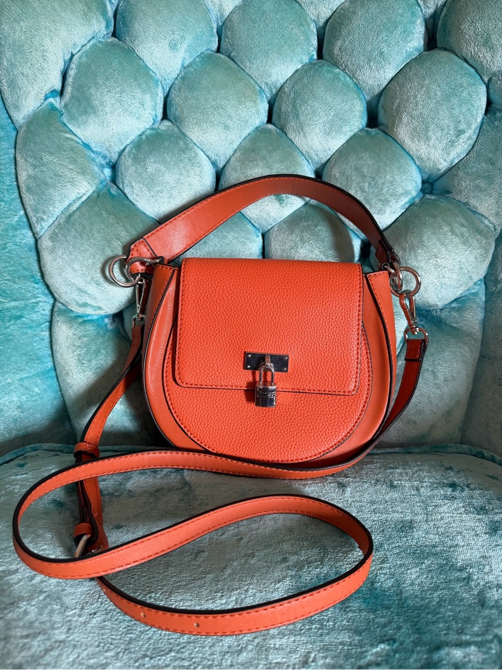 Guess crossbody orange bag